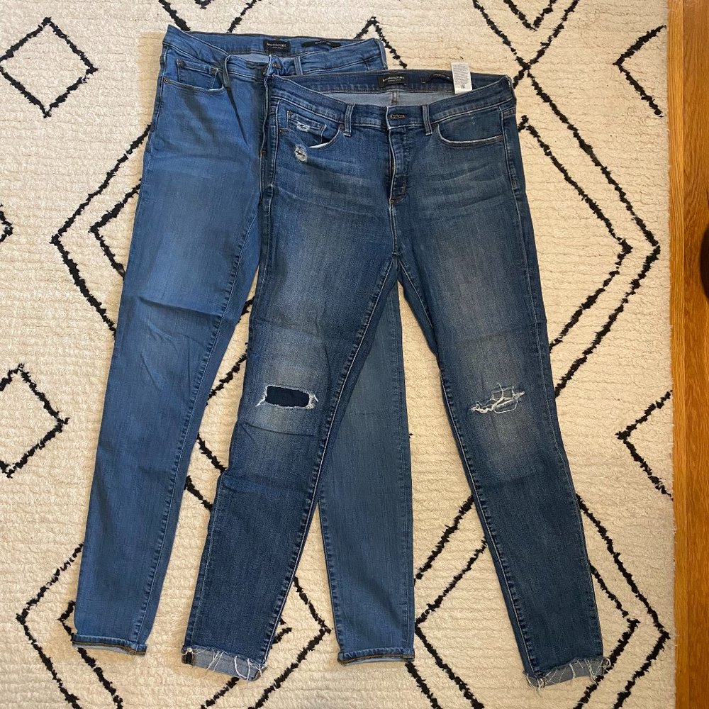 Two (2) Pair of Banana Republic Skinny Fit 30L Jeans